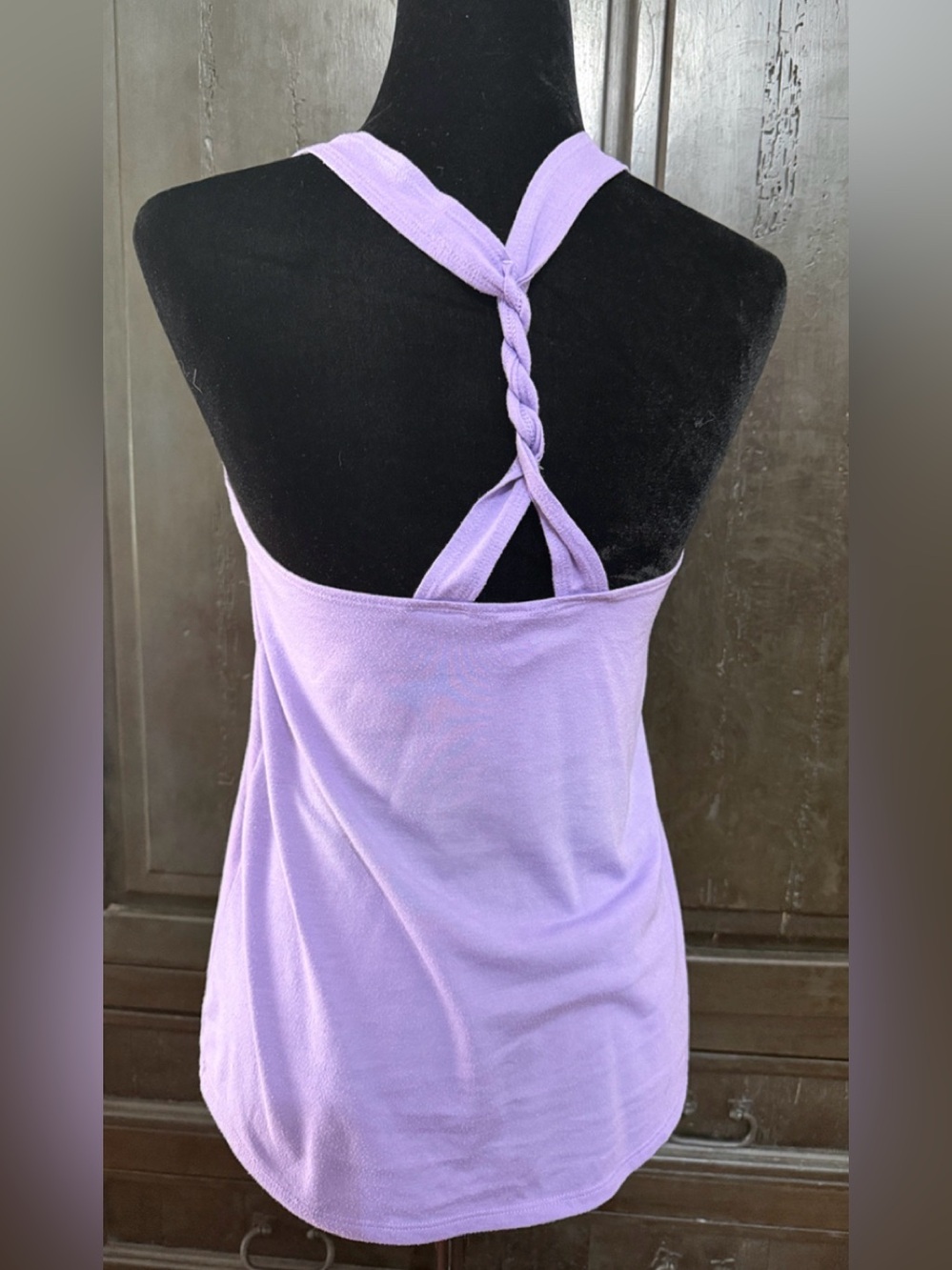 Under Armour headgear Purple workout Tank top- size S